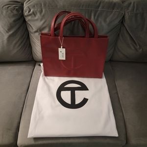 Telfar Medium Shopping Bag Oxblood